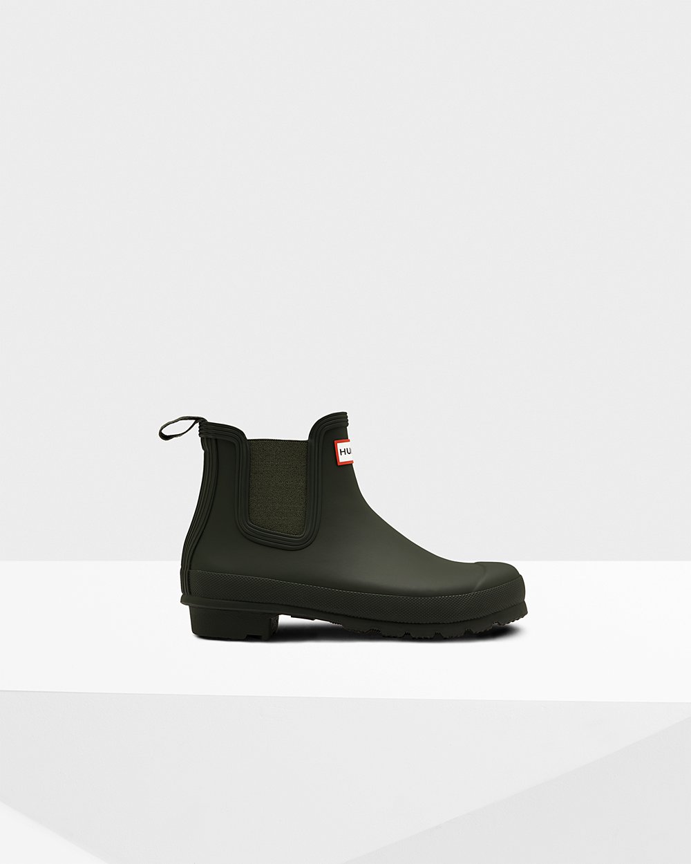 Botas Chelsea Original Hunter Mujer - Verde Oscuro Oliva - 195273OTJ